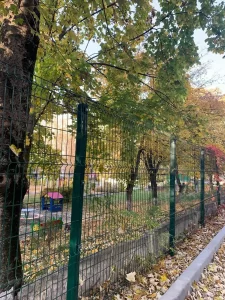 Секции 3D забора с полимерным покрытием. Феодосия